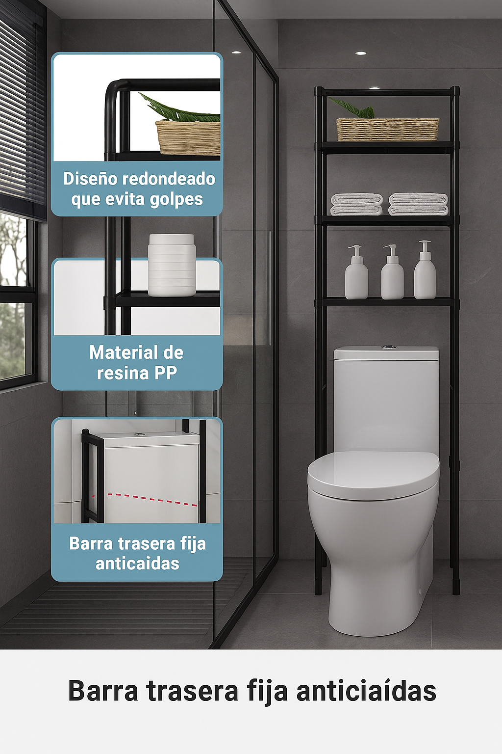 Organizador de baño 3 niveles