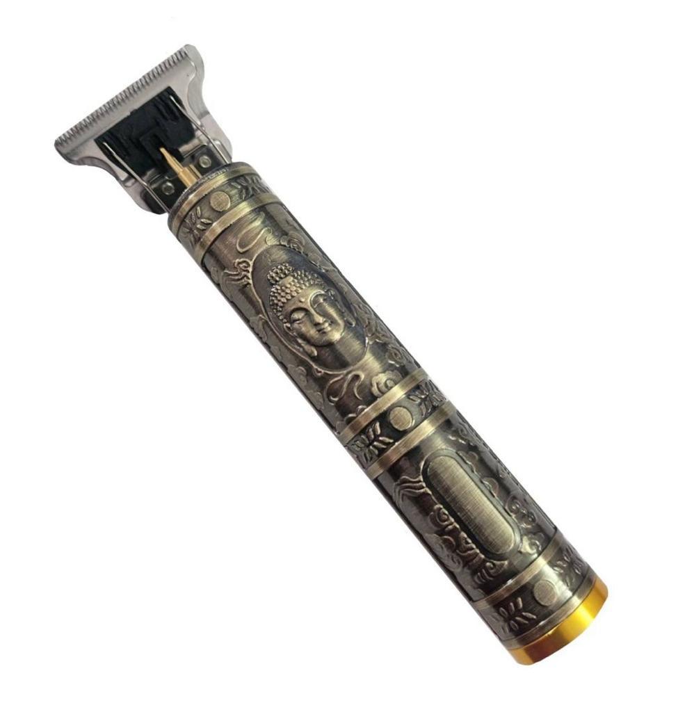 Maquina Patillera Barbera Buda grabada Profesional Recargable