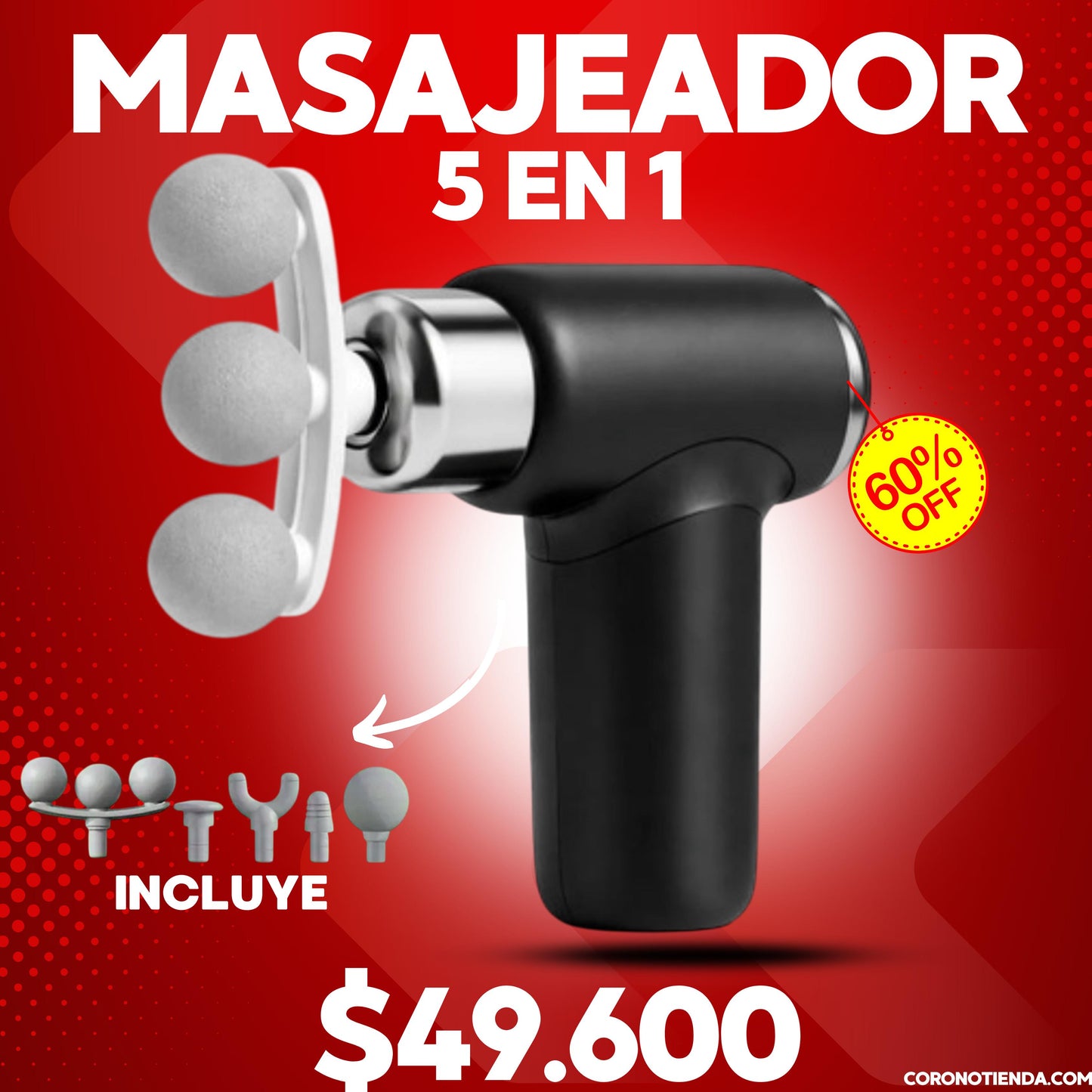 Masajeador 5 en 1