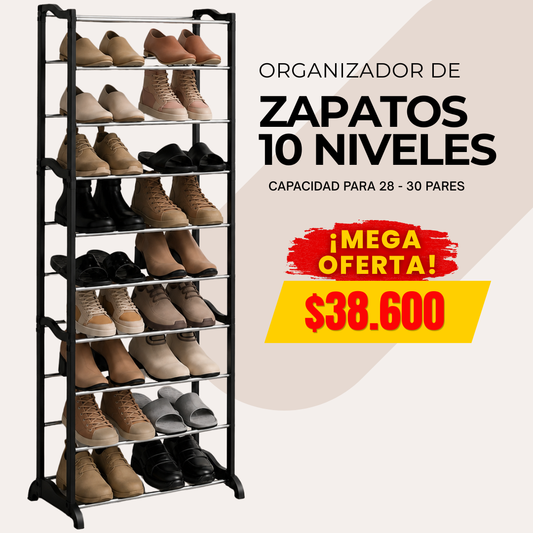 Organizador de Zapatos 10 Niveles
