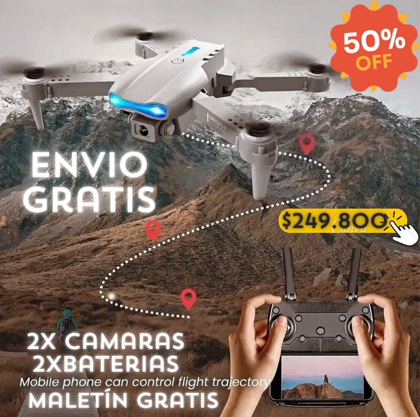 Drone Doble Camara + Maletin Gratis