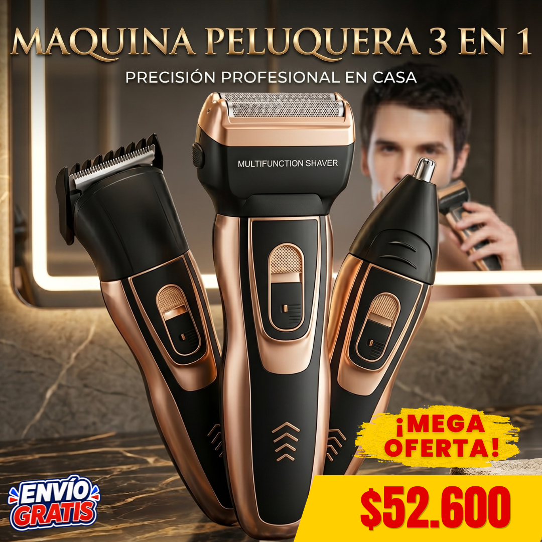 Maquina peluquera 3 en 1