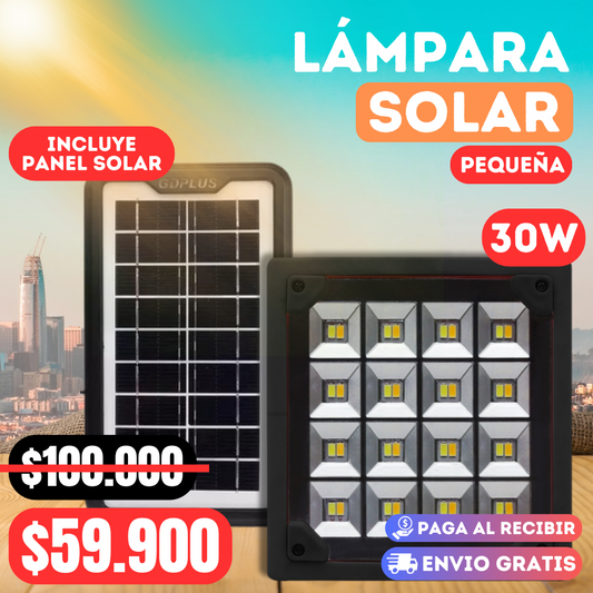 Lampara Led Solar 30 w