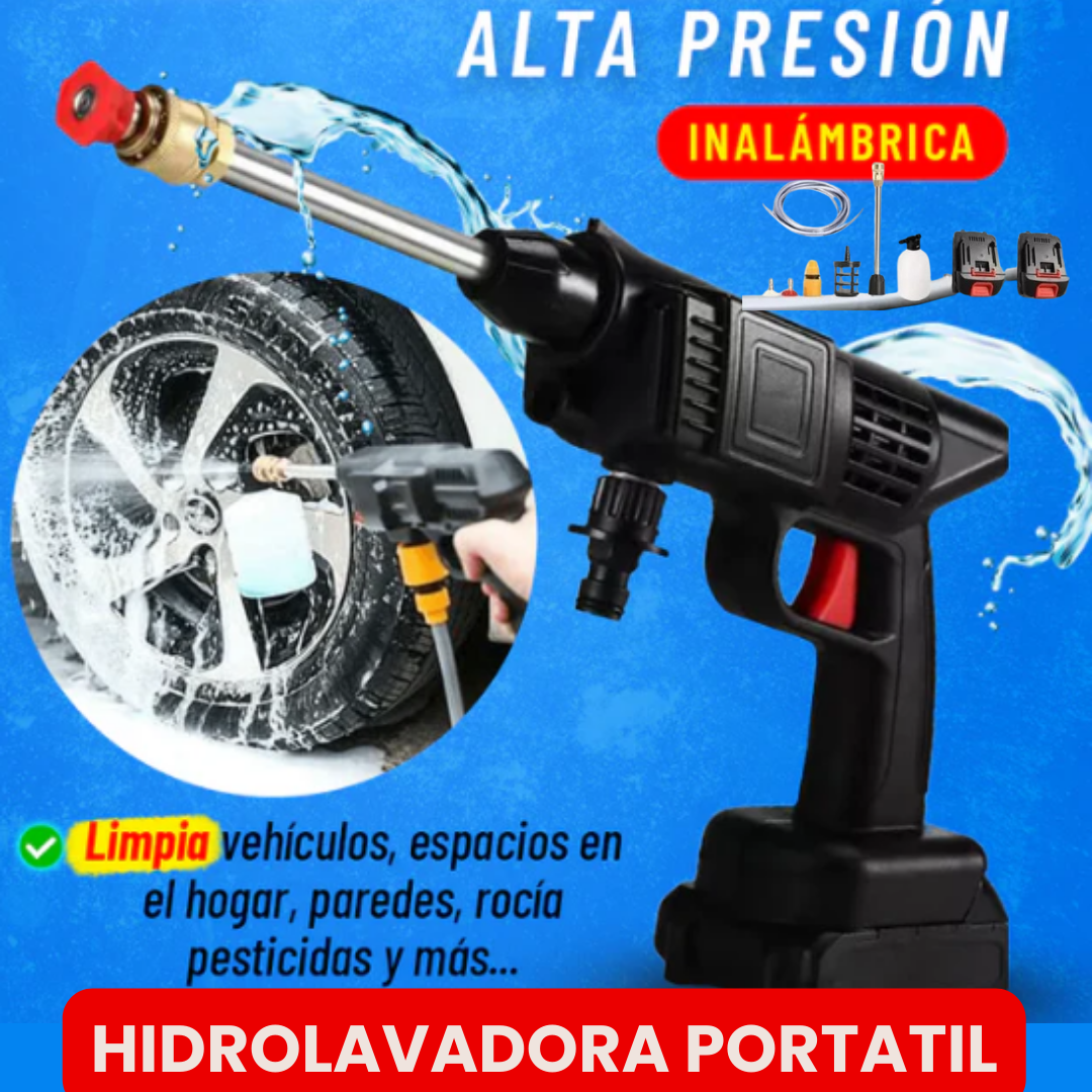 HIDROLAVADORA PORTATIL ALTA PRESIÓN