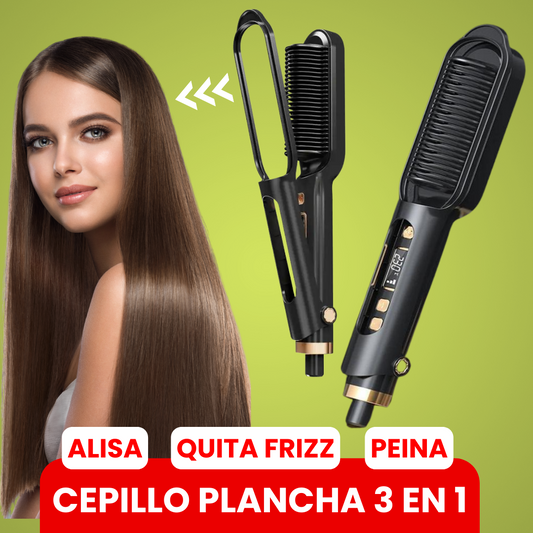 CEPILLO PLANCHA PORTATIL 3 EN 1