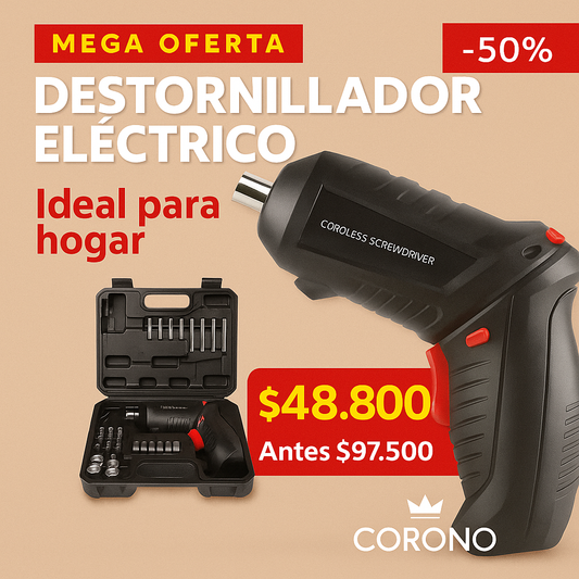 Destornillador electrico de 47 piezas
