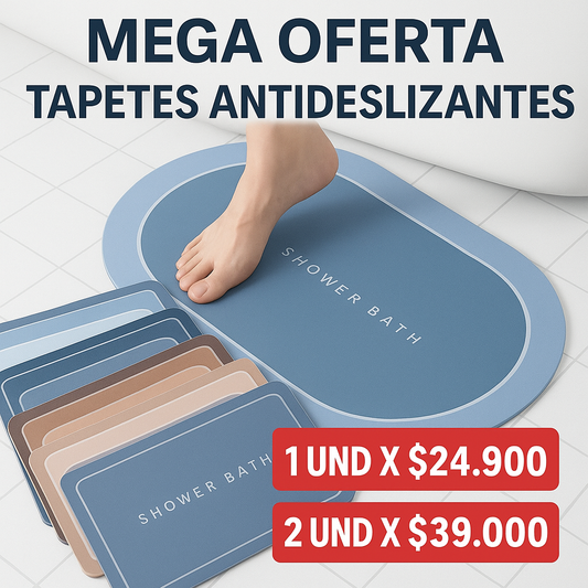 TAPETES ANTIDESLIZANTE DE BAÑO