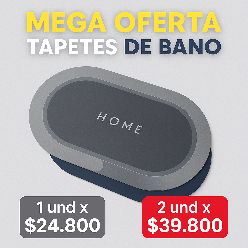 TAPETES ANTIDESLIZANTE DE BAÑO