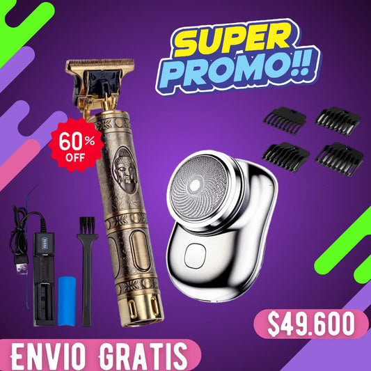 2X1 COMBO PATILLERA BUDA + MINI SHAVER