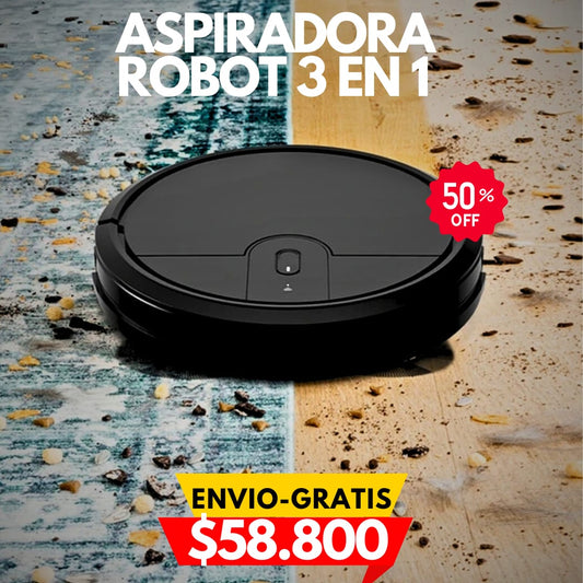 ASPIRADORA 3 EN 1 ROBOT