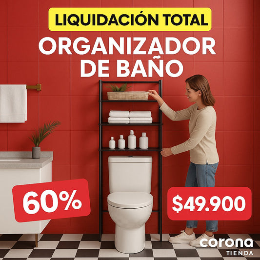 Organizador de baño 3 niveles