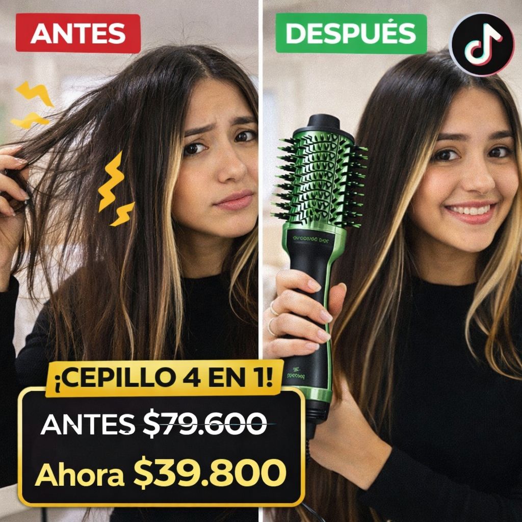 CEPILLO SECADOR 4 EN 1 DE AGUACATE