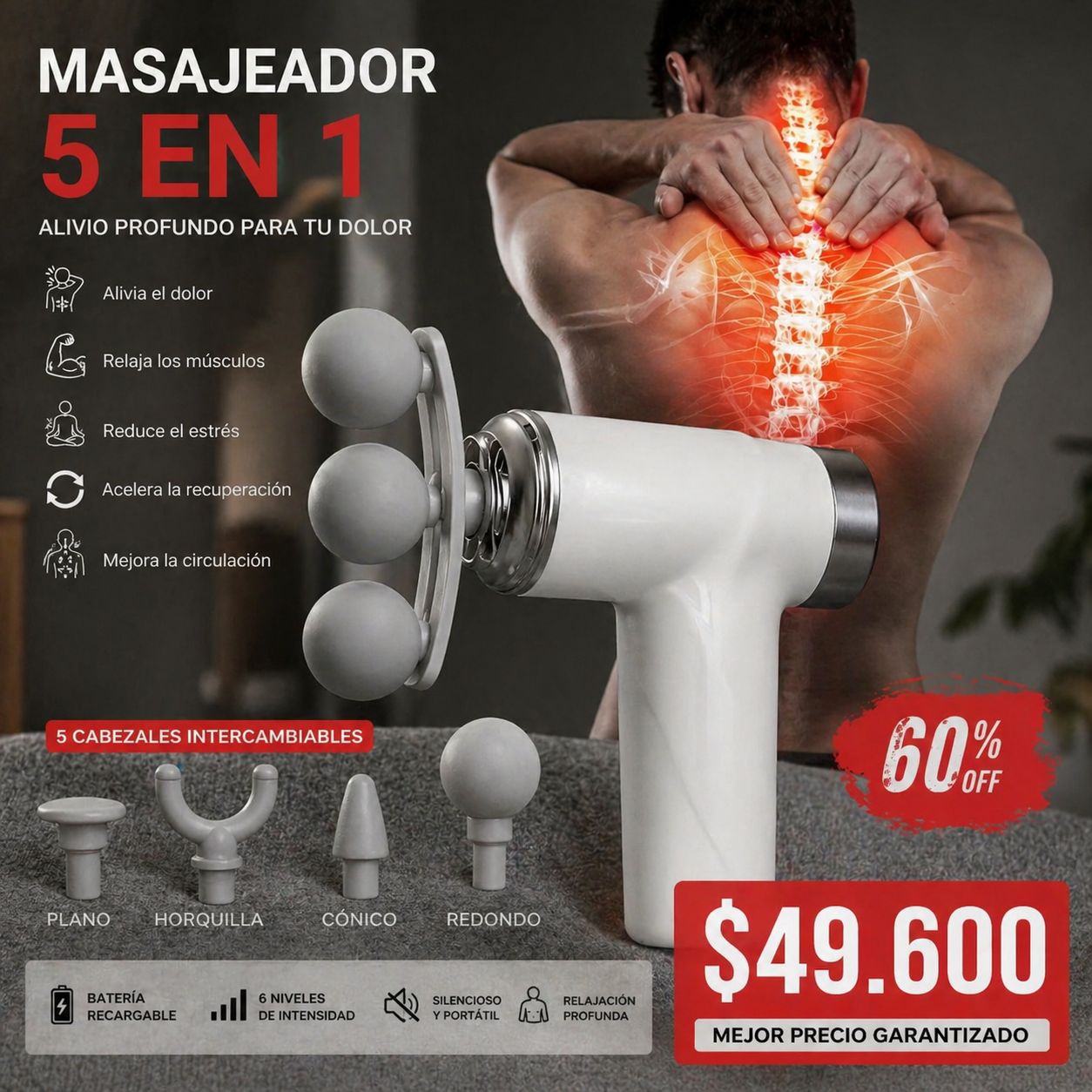 Masajeador 5 en 1