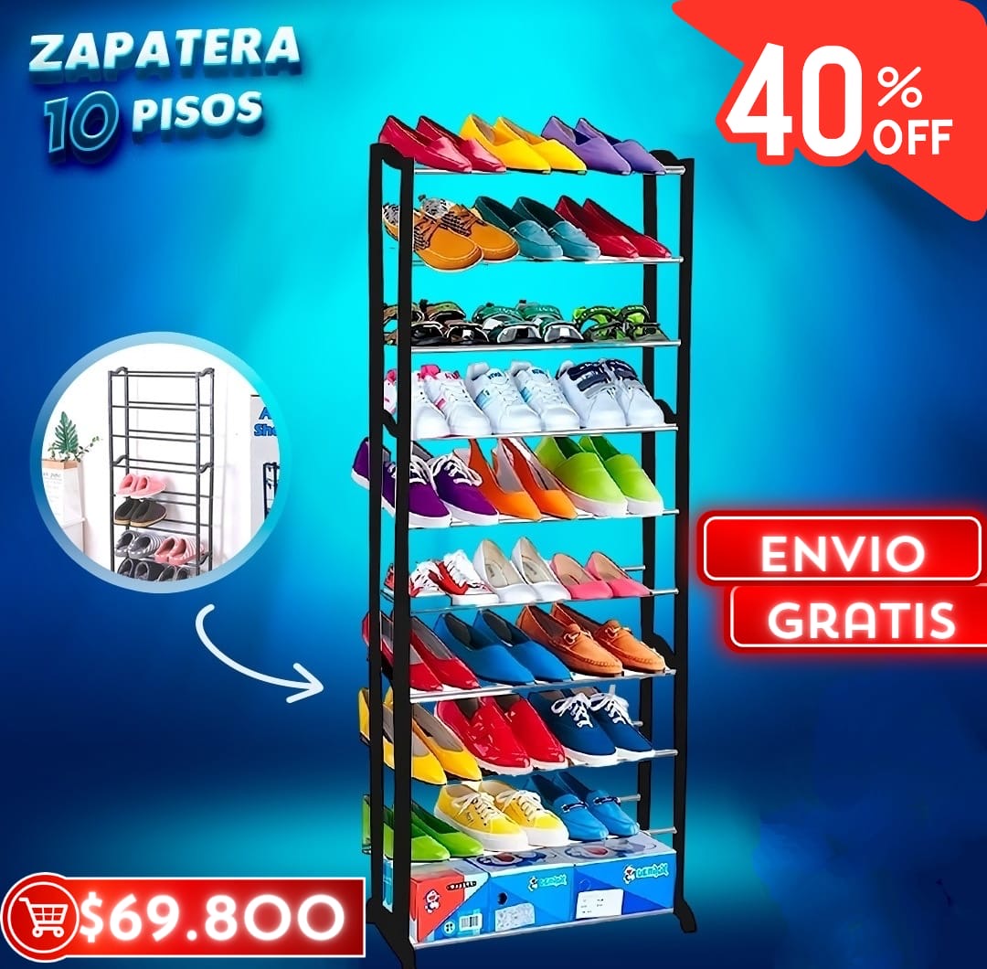 Organizador de Zapatos 10 Niveles