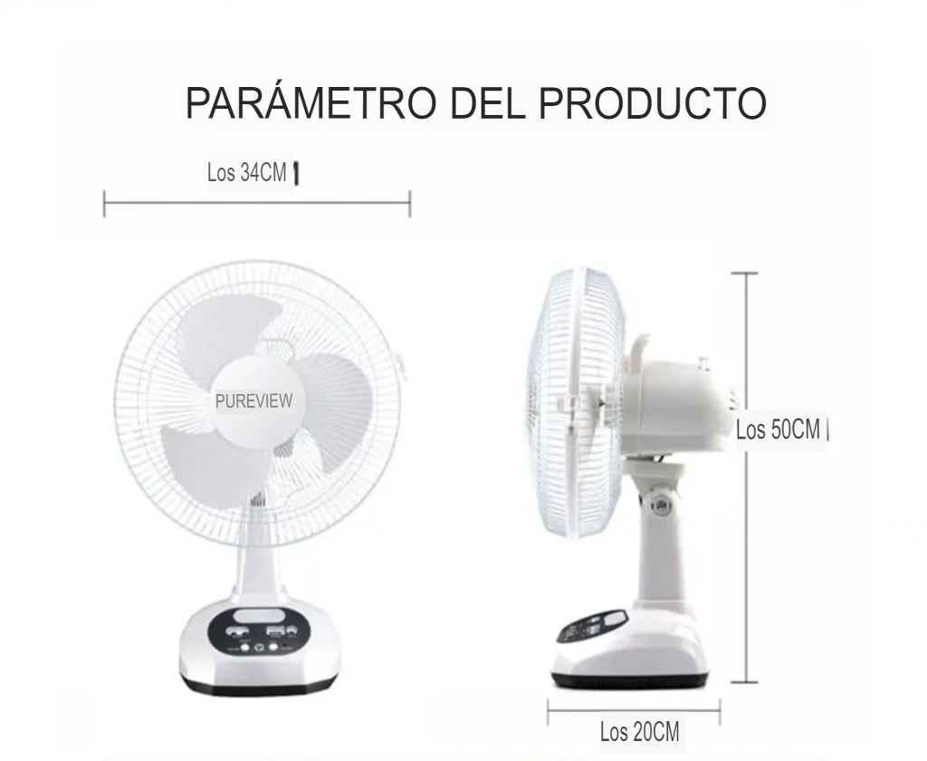 ventilador solar 12P