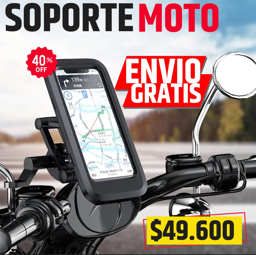 SOPORTE DE CELULAR PARA MOTOS O BICICLETAS