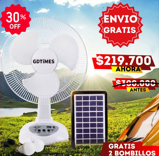 ventilador solar 12P